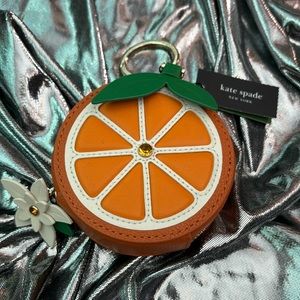 Kate Spade Orange 🍊 coin purse, wallet, super adorable well-made super sweet